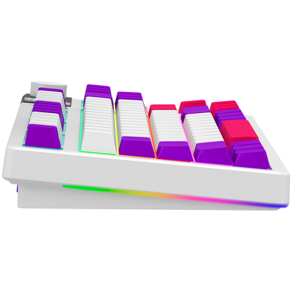 Lorgar Wireless Gaming Keyboard KBP70TKLW - White