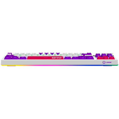 Lorgar Wireless Gaming Keyboard KBP70TKLW - White