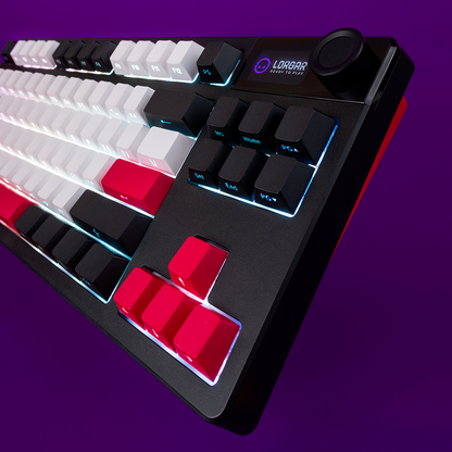 Lorgar Wireless Gaming Keyboard KBP70TKLW - White