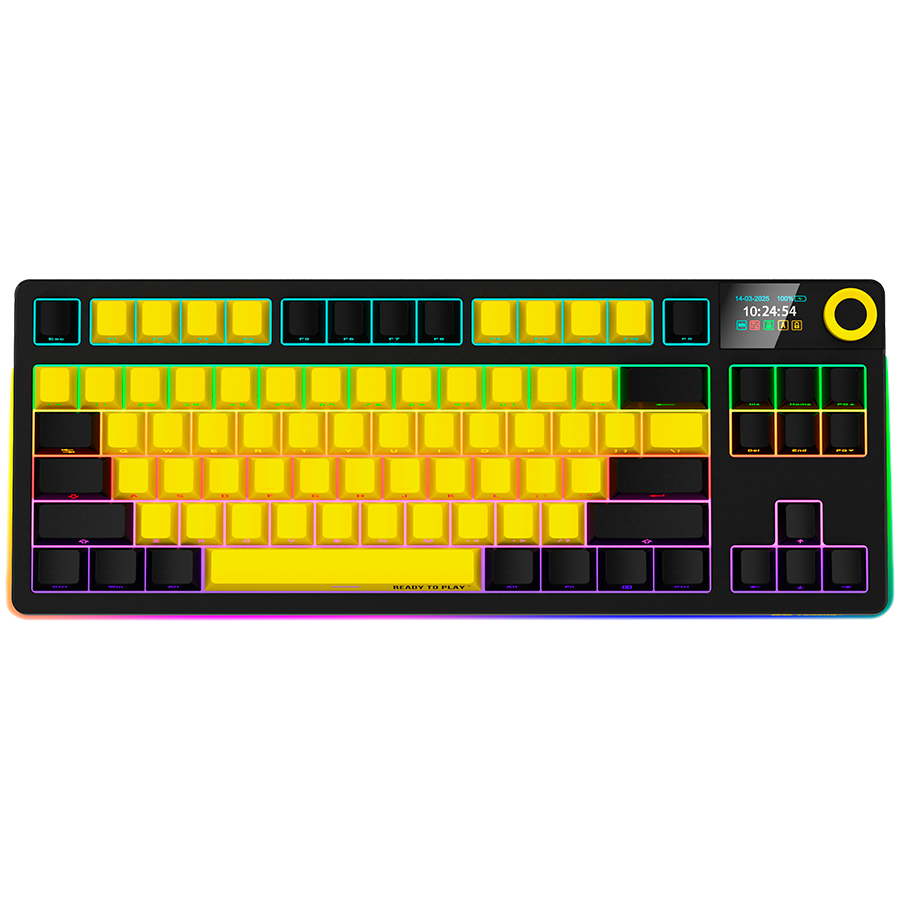 Lorgar Wireless Gaming Keyboard KBP70TKLW