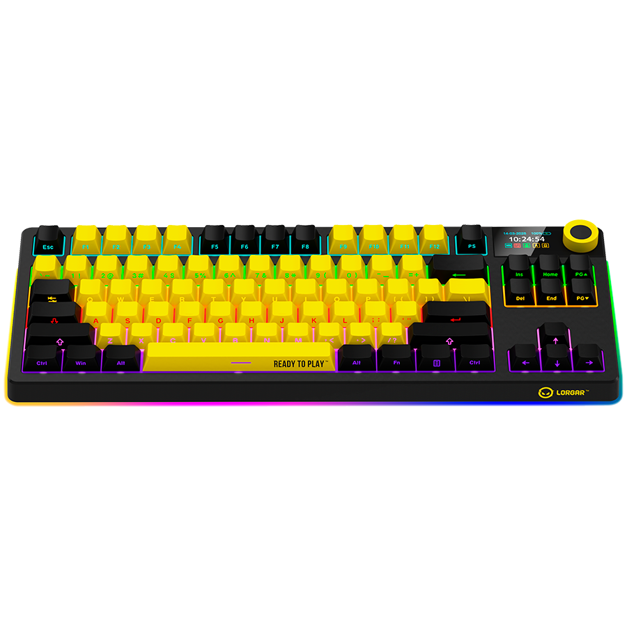 Lorgar Wireless Gaming Keyboard KBP70TKLW