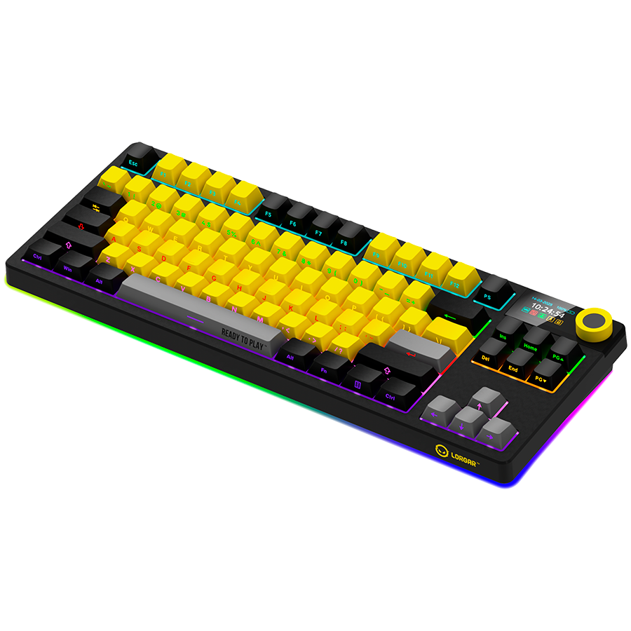 Lorgar Wireless Gaming Keyboard KBP70TKLW