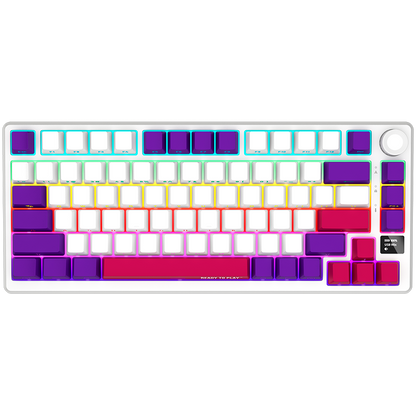 Lorgar Wireless Gaming Keyboard KBP7075W - White