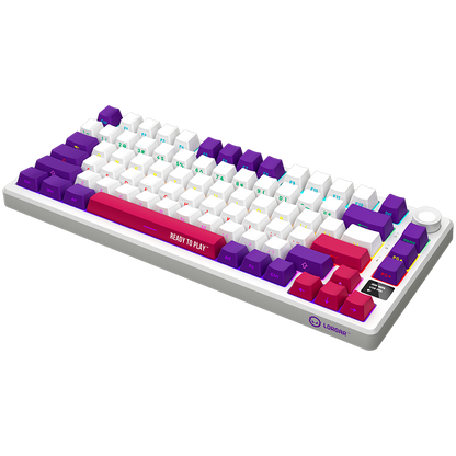 Lorgar Wireless Gaming Keyboard KBP7075W - White