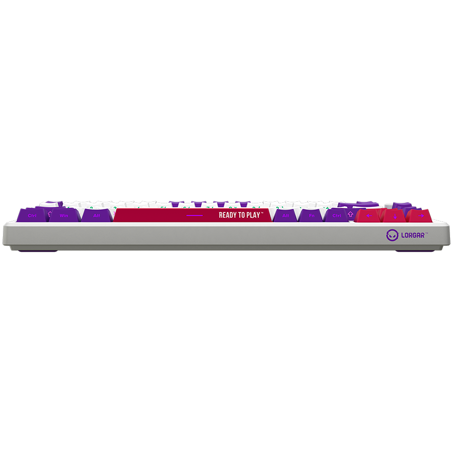 Lorgar Wireless Gaming Keyboard KBP7075W - White