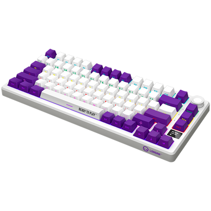 Lorgar Wireless Gaming Keyboard KBP7075W - White