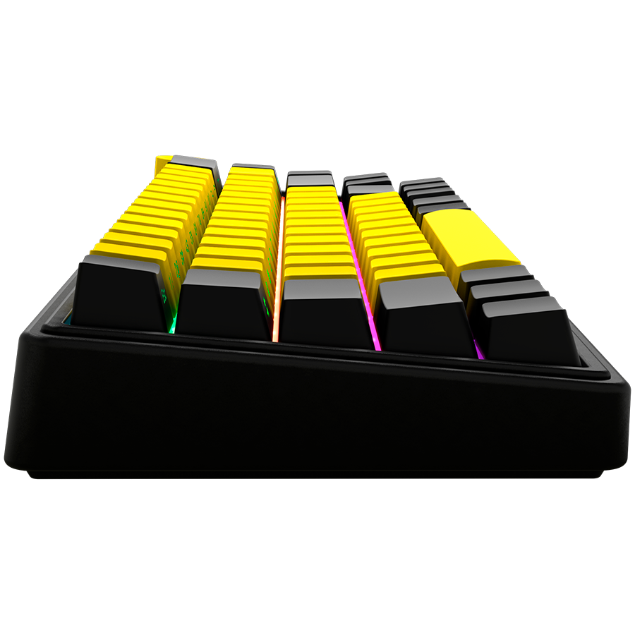 Lorgar Wireless Gaming Keyboard KBP70MW - Black/Yellow
