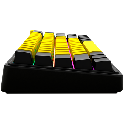 Lorgar Wireless Gaming Keyboard KBP70MW - Black/Yellow