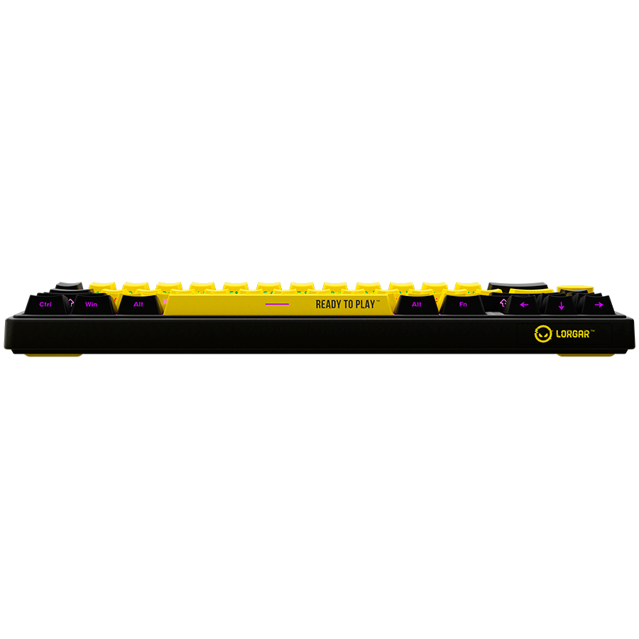 Lorgar Wireless Gaming Keyboard KBP70MW - Black/Yellow