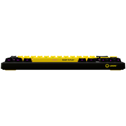 Lorgar Wireless Gaming Keyboard KBP70MW - Black/Yellow