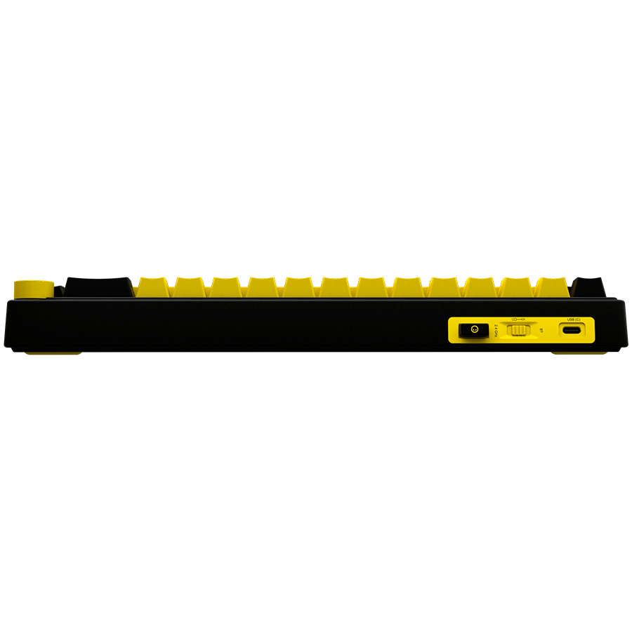 Lorgar Wireless Gaming Keyboard KBP70MW - Black/Yellow