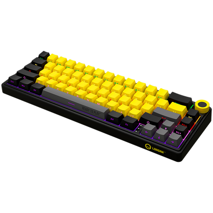 Lorgar Wireless Gaming Keyboard KBP70MW - Black/Yellow