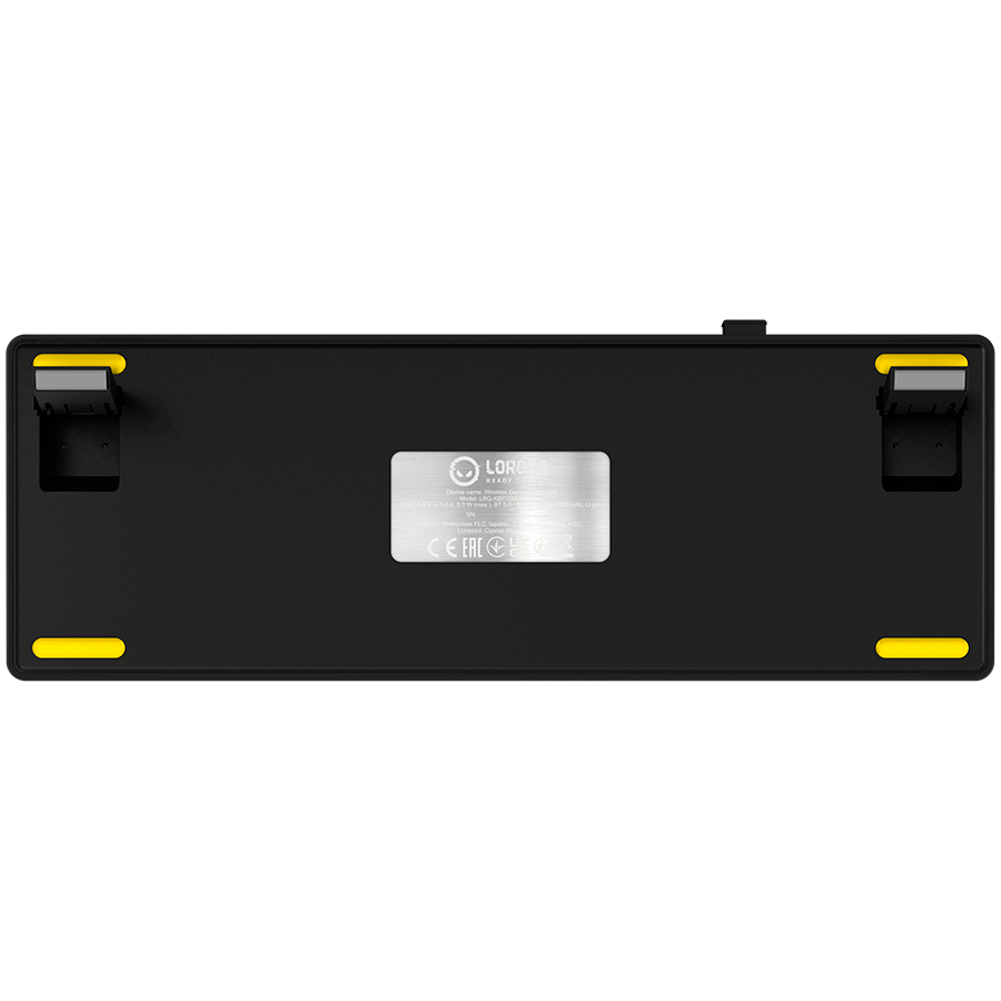 Lorgar Wireless Gaming Keyboard KBP70MW - Black/Yellow