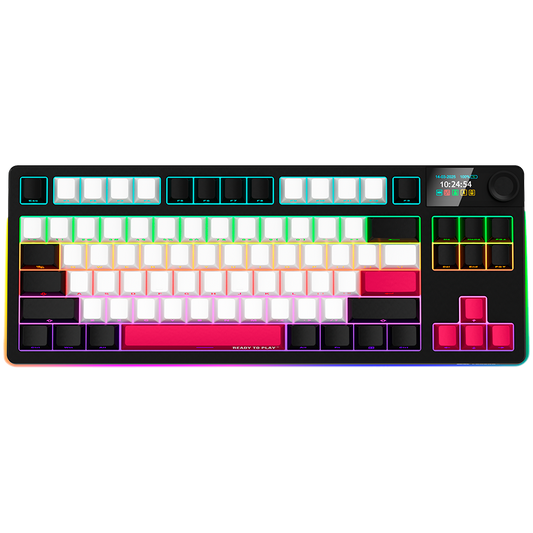 Lorgar Wireless Gaming Keyboard KBP70TKLW - Black/Red