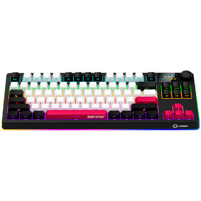 Lorgar Wireless Gaming Keyboard KBP70TKLW - Black/Red