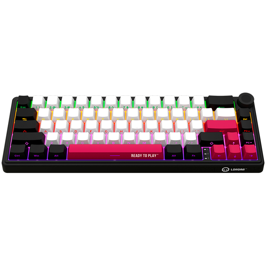 Lorgar Wireless Gaming Keyboard KBP70MW - Black