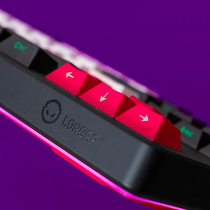 Lorgar Wireless Gaming Keyboard KBP70MW - Black