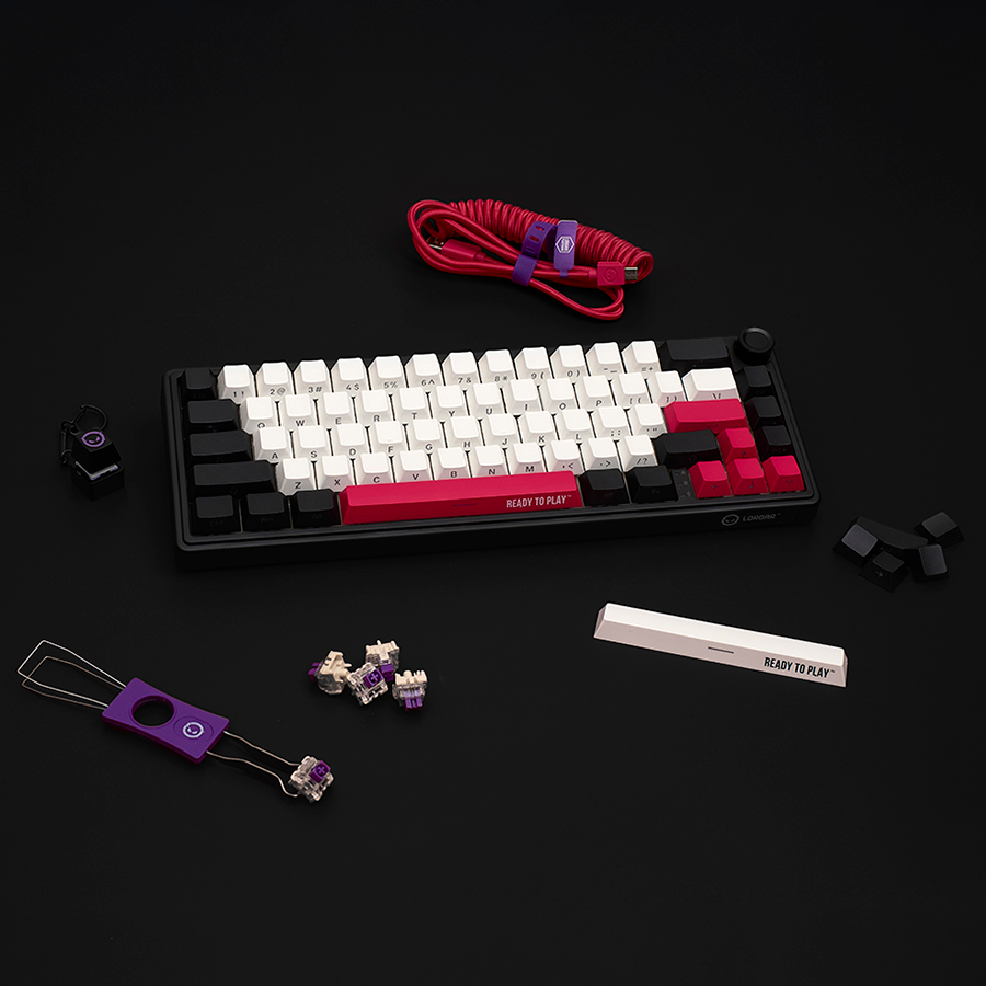 Lorgar Wireless Gaming Keyboard KBP70MW - Black