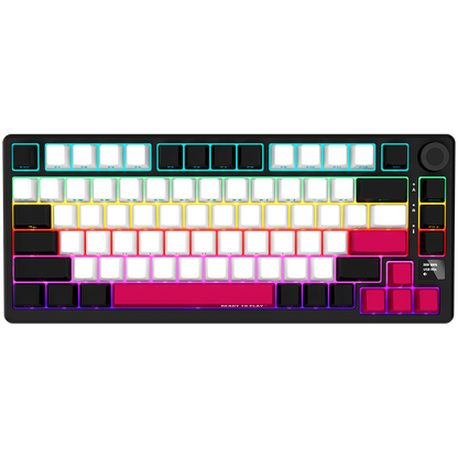 Lorgar Wireless Gaming Keyboard KBP7075W - Black/Red