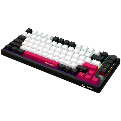 Lorgar Wireless Gaming Keyboard KBP7075W - Black/Red
