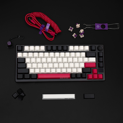 Lorgar Wireless Gaming Keyboard KBP7075W - Black/Red