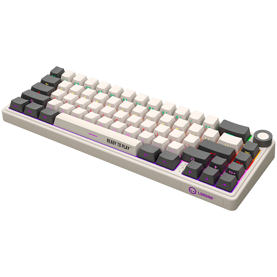 Lorgar Wireless Gaming Keyboard KBP70MW - Beige