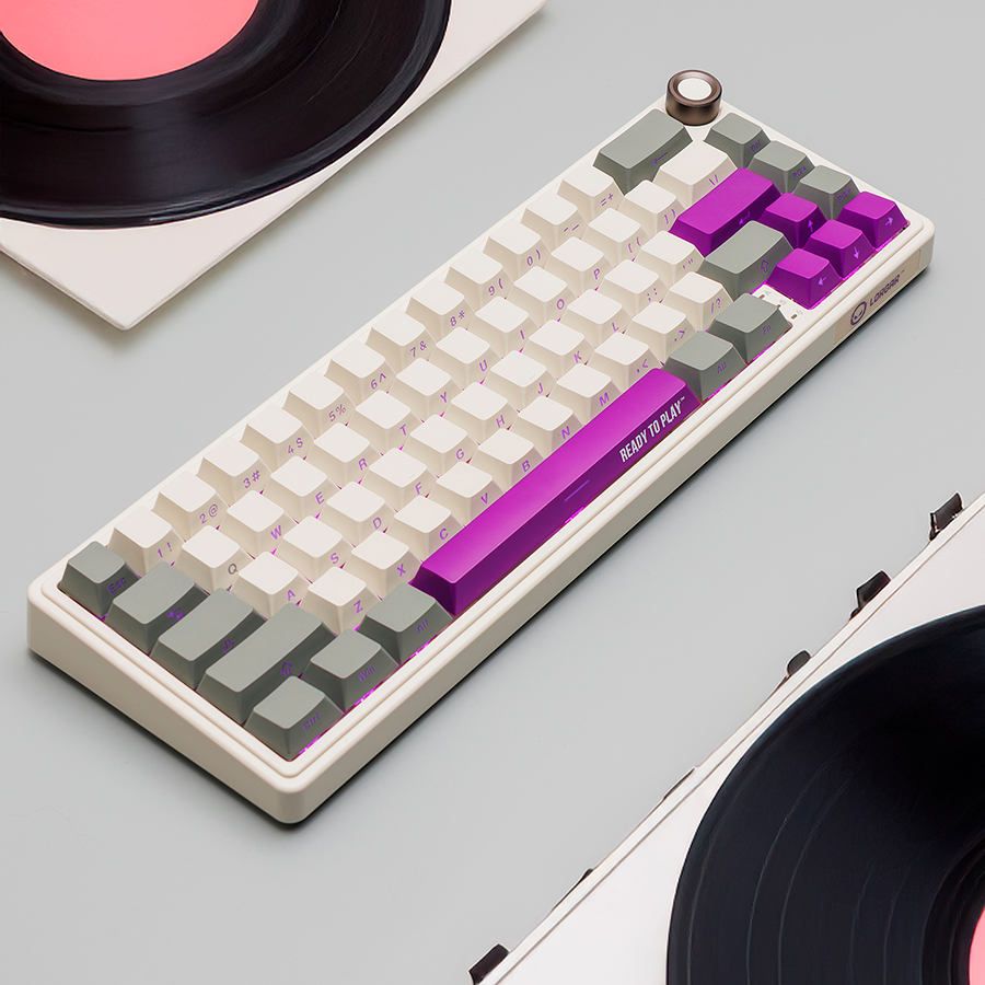Lorgar Wireless Gaming Keyboard KBP70MW - Beige