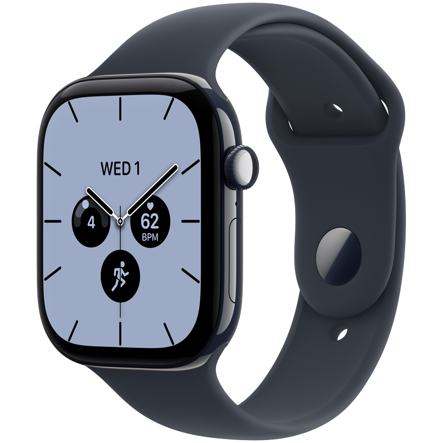 Apple Watch Series 12 GPS + Cellular 42mm – Night Blue Ceramic with Navy Blue Sport Band M/L