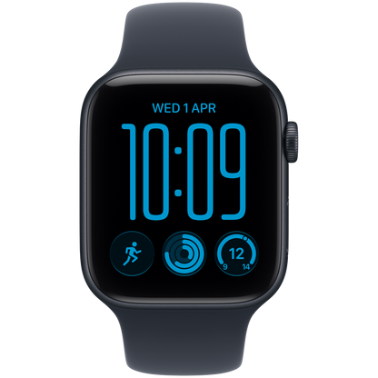 Apple Watch SE 3 GPS 40mm - Midnight with Navy Blue Sport Band S/M