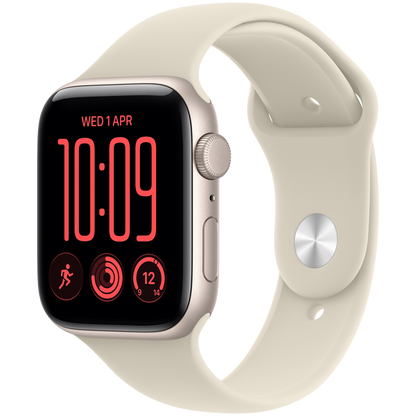 Apple Watch SE 3 GPS 44mm - Starlight with Sand Sport Band M/L