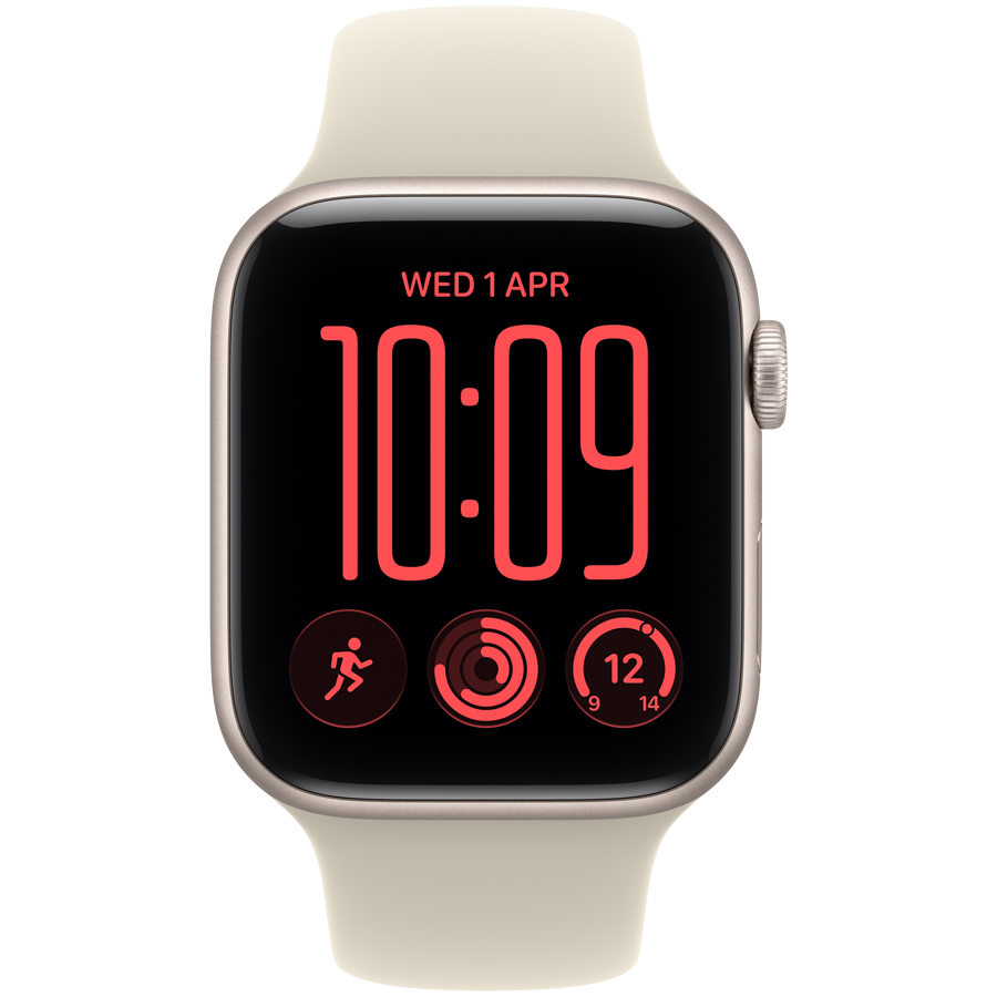 Apple Watch SE 3 GPS + Cellular 40mm - Starlight with Sand Sport Band M/L