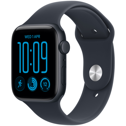Apple Watch SE 3 GPS + Cellular 40mm - Midnight Aluminium with Navy Blue Sport Band M/L