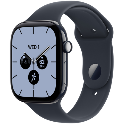 Apple Watch Series 12 GPS + Cellular 46mm - Night Blue Ceramic Case with Navy Blue Sport Band M/L