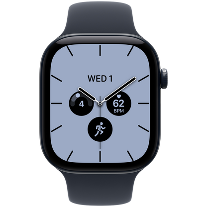 Apple Watch Series 12 GPS + Cellular 46mm - Night Blue Ceramic Case with Navy Blue Sport Band M/L