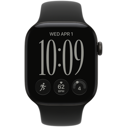 Apple Watch Sport Band Black M/L 38/40/41/42mm
