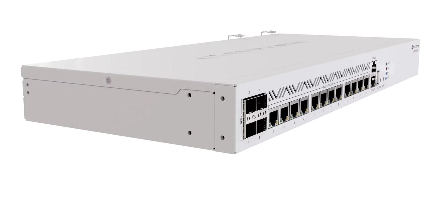 MikroTik CCR2116-12G-4S+ - Cloud Core 12 Port Gigabit, 4 x SFP+ 16 Core Router