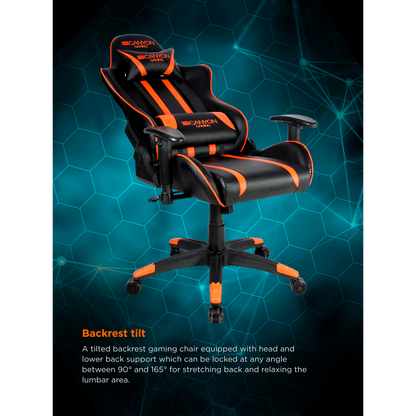 Canyon Fobos GC-3 Gaming Chair - Black Orange