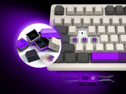 Lorgar Wireless Gaming Keyboard KBP70TKLW - White