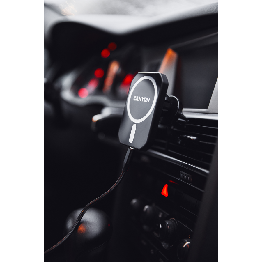 Canyon CM-15 15W Wireless Magnetic Car Charger