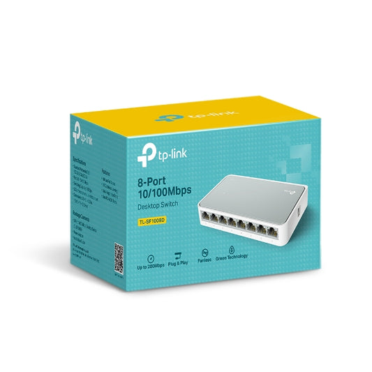 TP-Link 8-Port 10/100Mbps Desktop Switch - TL-SF1008D