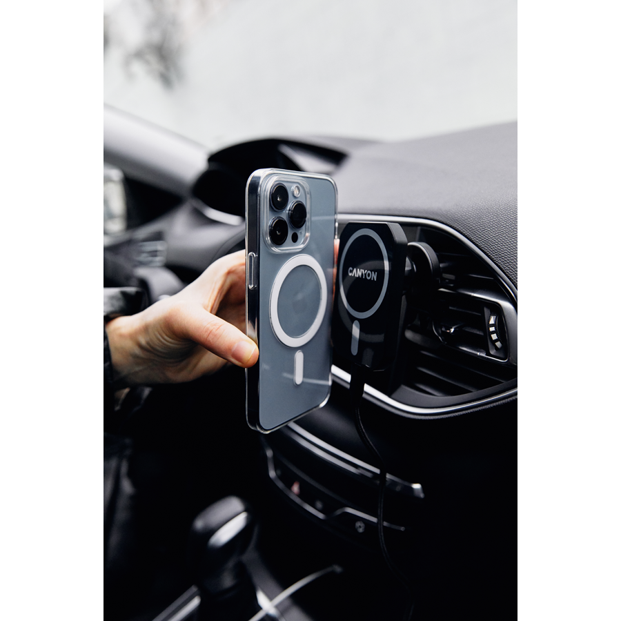 Canyon CM-15 15W Wireless Magnetic Car Charger