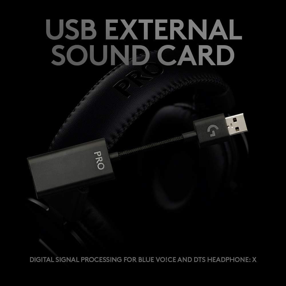 Logitech Pro X Wired Gaming Headset - Black