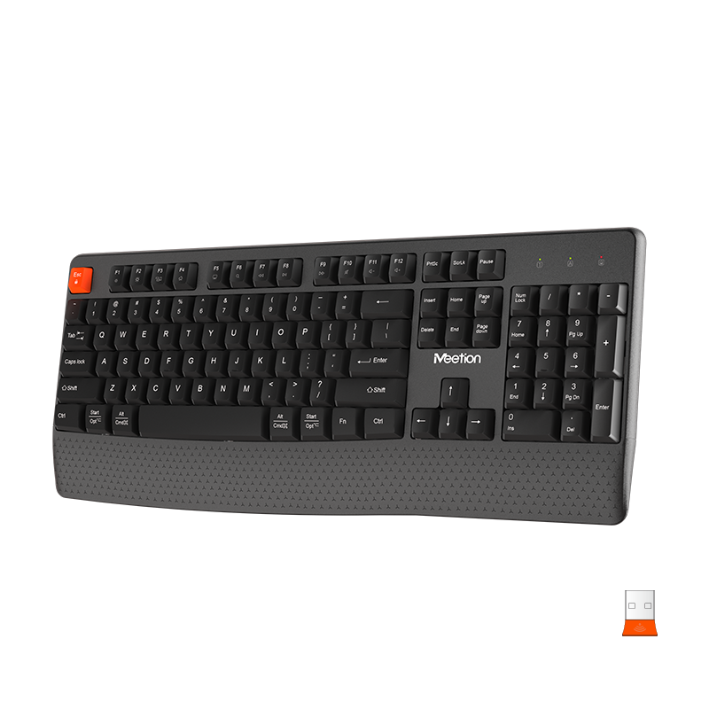 Meetion Wireless Keyboard and Mouse Combo - Silent Mouse, Ergonomic Design