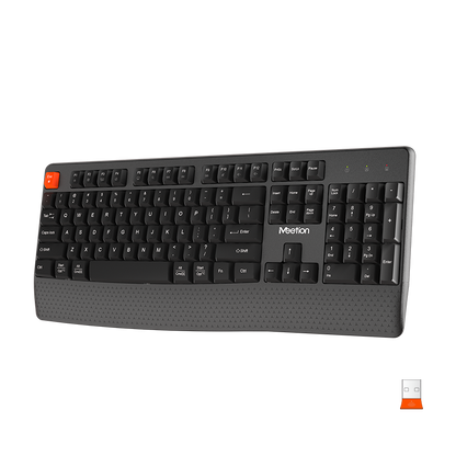 Meetion Wireless Keyboard and Mouse Combo - Silent Mouse, Ergonomic Design