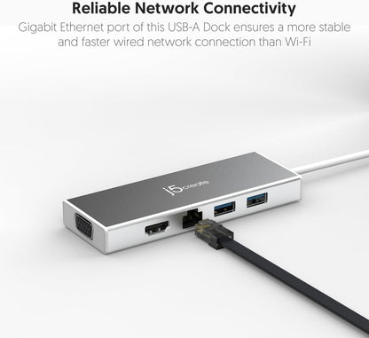 J5create USB 3.0 Mini Dock - JUD380