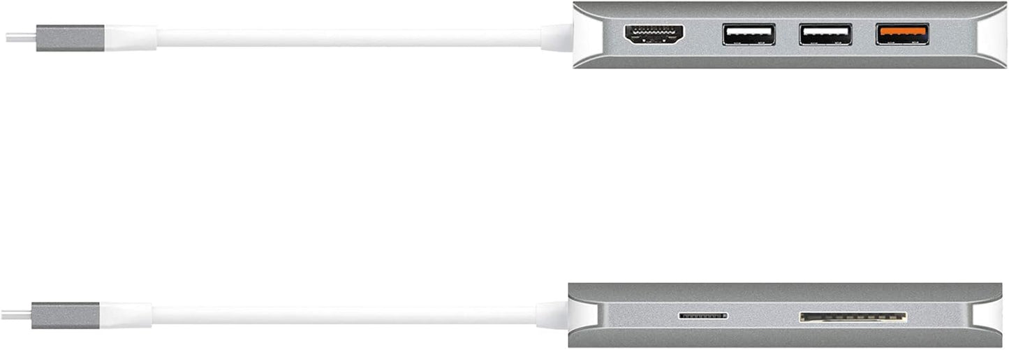J5create USB C Hub Adapter Multi-Monitor 10-in-1 Port Docking Station - JCD384