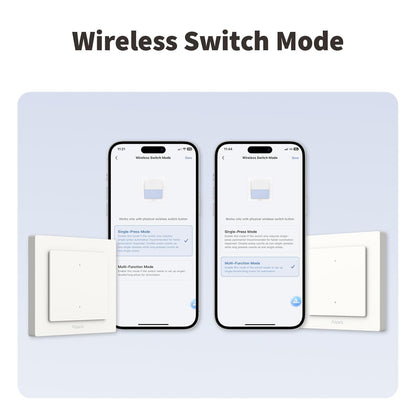 Aqara Light Switch H2 EU - 2 Buttons, 1 Channel - Aqara Hub Required