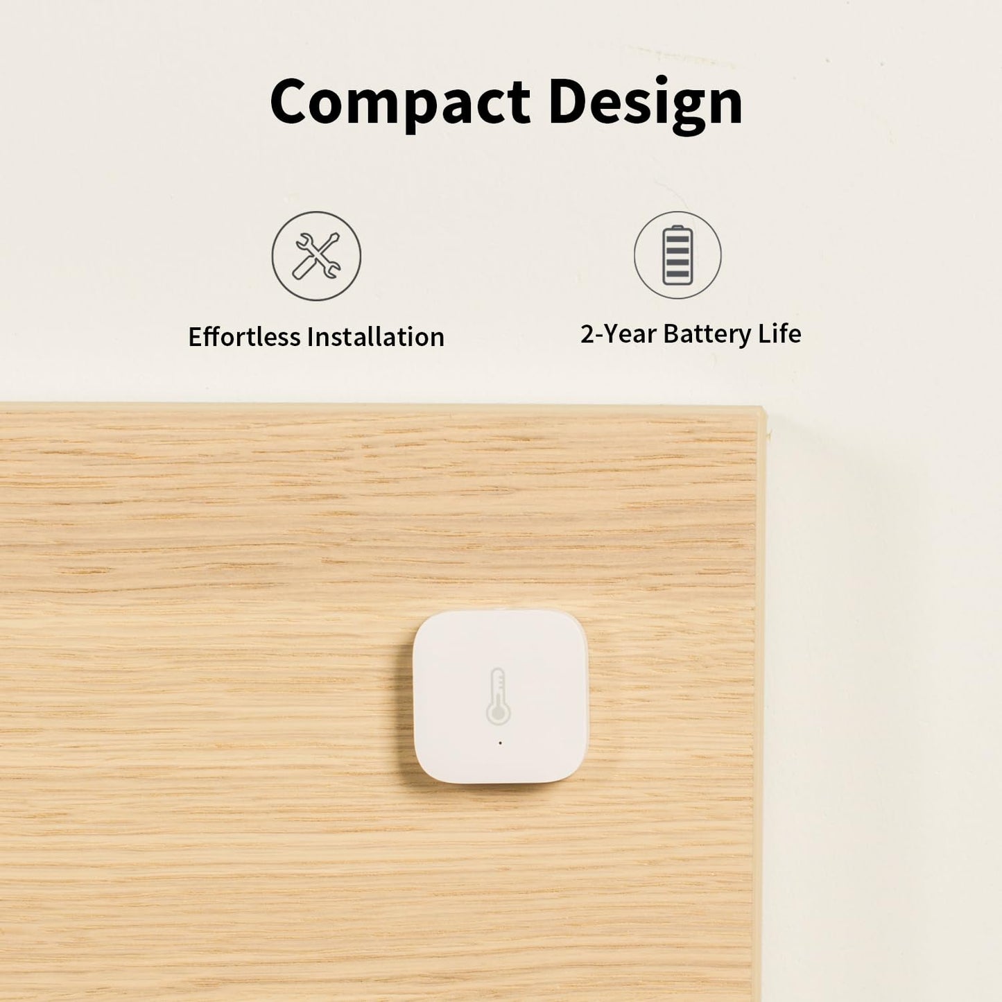 Aqara Temperature and Humidity Sensor T1 - Aqara Hub Required