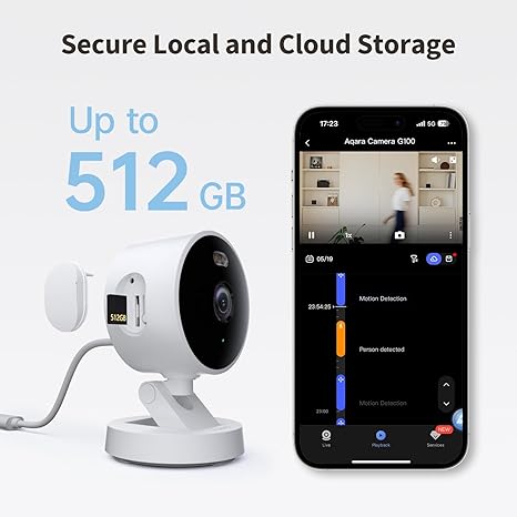 Aqara Security Camera G100 White - Aqara Hub Not Required