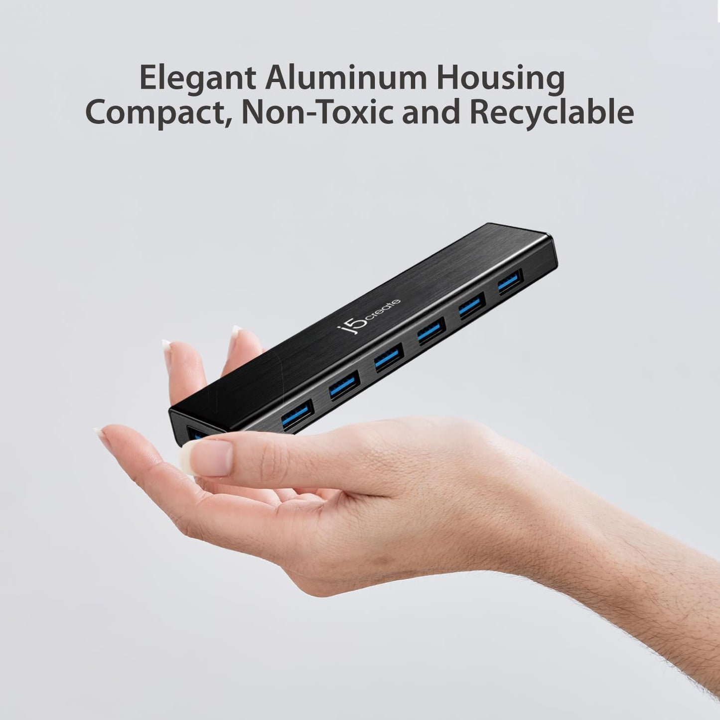 J5create 7-Port Powered USB 3.0 Data Hub - JUH377